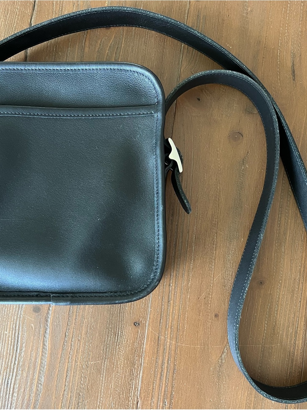 Coach Black Leather Vintage Crossbody Bag